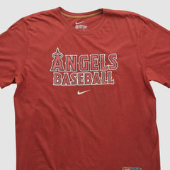 Maroon Los Angeles Angels Nike 2010s T-shirt