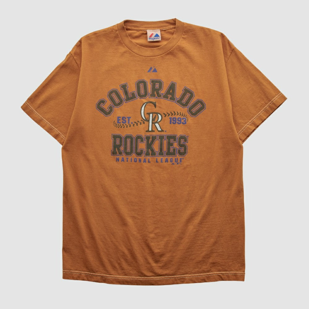Clay Colorado Rockies Majestic 2000s T-shirt