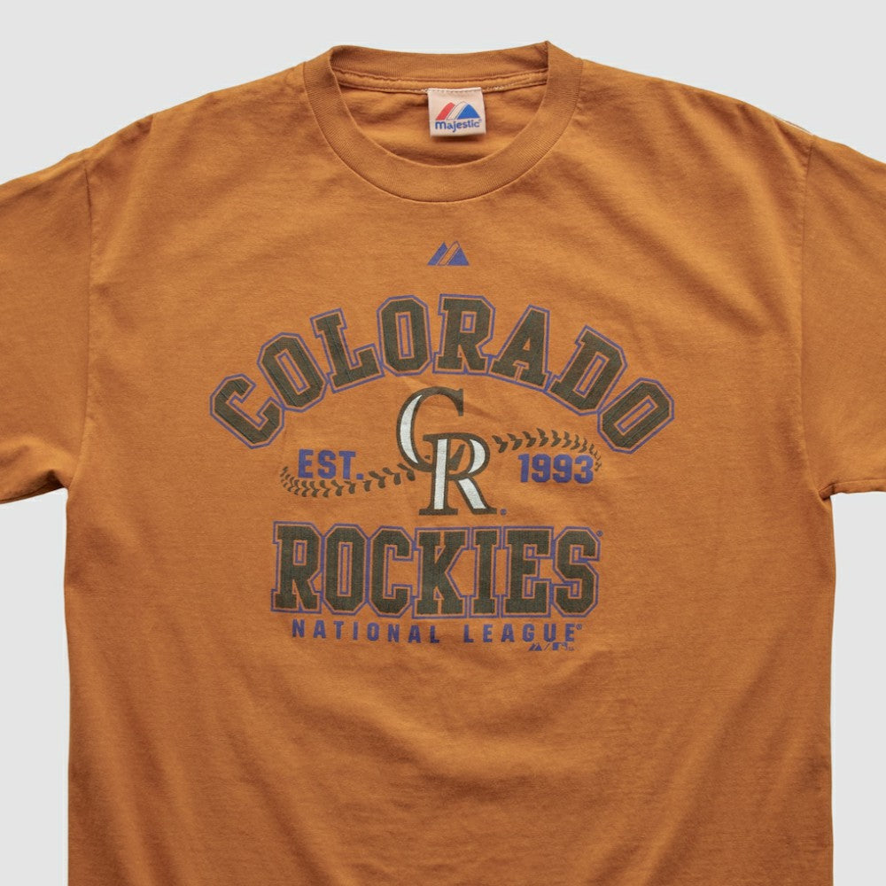 Clay Colorado Rockies Majestic 2000s T-shirt