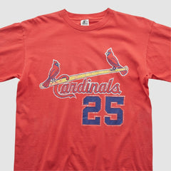 Red St. Louis Cardinals Starter 90s T-shirt
