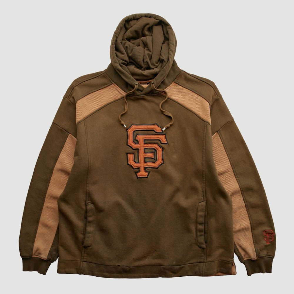 Brown San Francisco Giants Majestic 2000s Hooded Pullover Sweatshirt