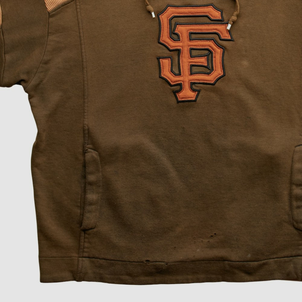 Brown San Francisco Giants Majestic 2000s Hooded Pullover Sweatshirt