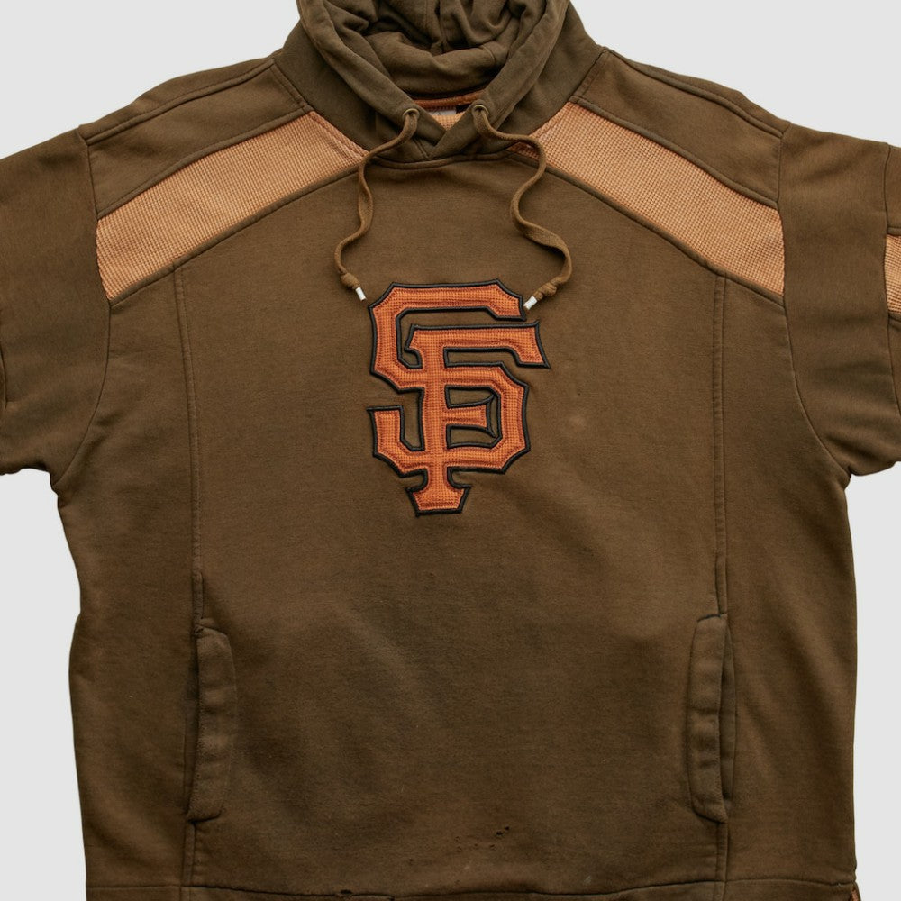 Brown San Francisco Giants Majestic 2000s Hooded Pullover Sweatshirt