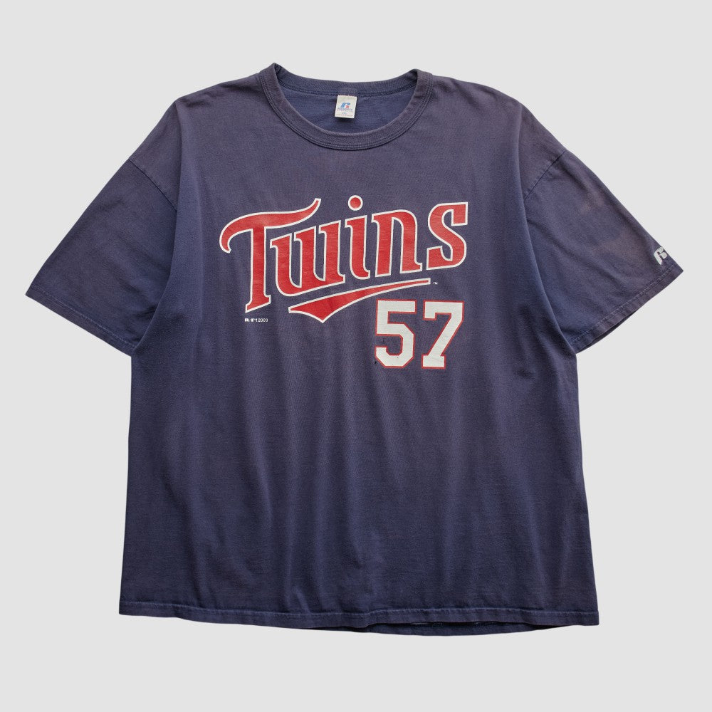 Navy Minnesota Twins Russell 2003 T-shirt