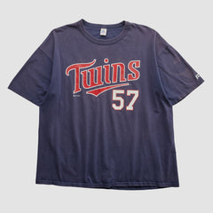 Navy Minnesota Twins Russell 2003 T-shirt
