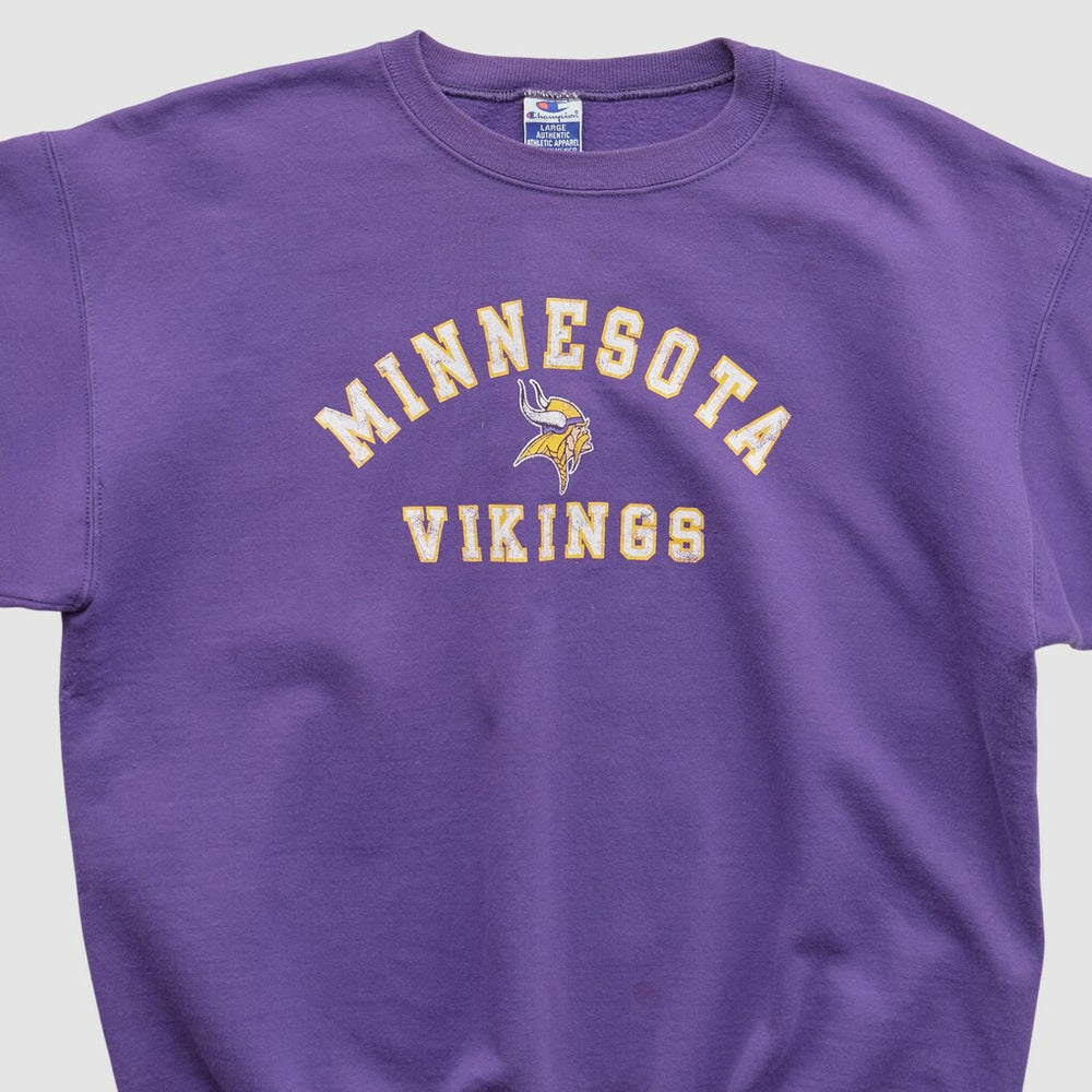 Champion 90s Pullover Sweatshirt - Minnesota Vikings Pullover