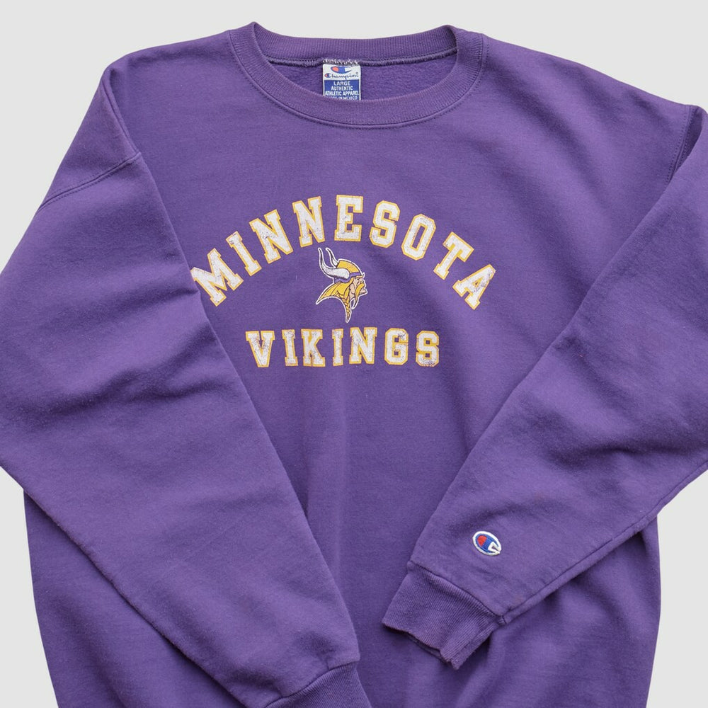 Champion 90s Pullover Sweatshirt - Minnesota Vikings Pullover