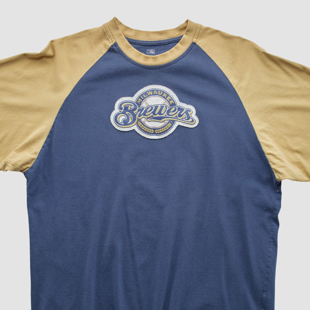 Navy Milwaukee Brewers MLB Genuine Merchandise 2000s T-shirt