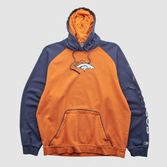 Reebok 2000s Hooded Pullover Sweatshirt - Denver Broncos Pullover