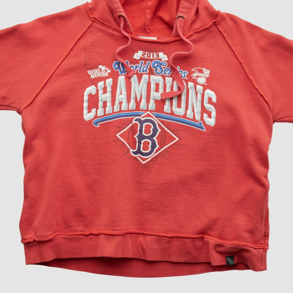 Red Boston Red Sox MLB Genuine Merchandise 2013 Hooded Pullover Sweatshirt