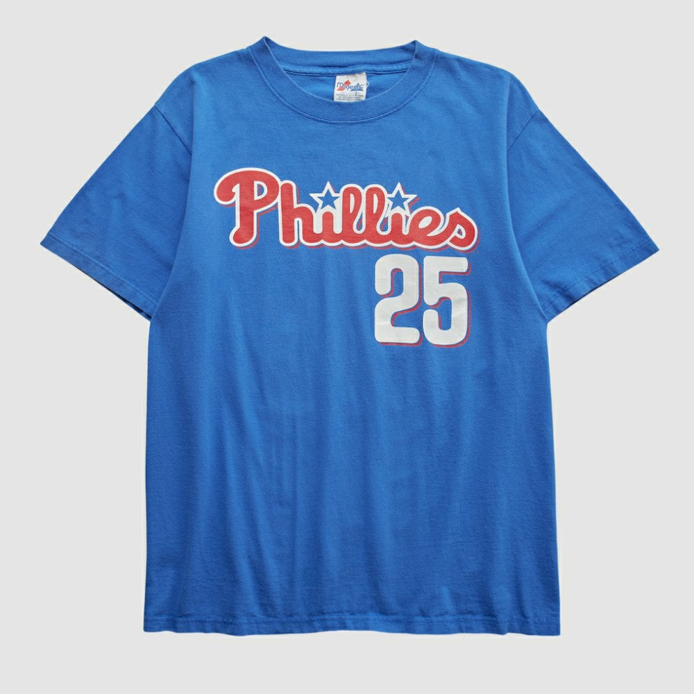 Blue Philadelphia Phillies Majestic 2000s T-shirt