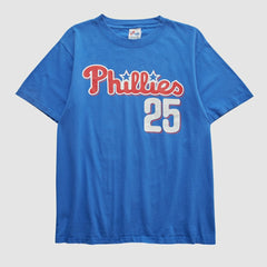 Blue Philadelphia Phillies Majestic 2000s T-shirt