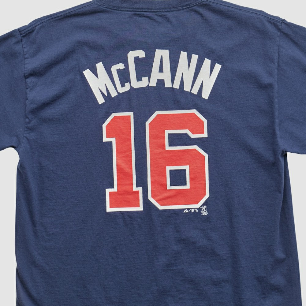 Navy Atlanta Braves Majestic 2000s T-shirt