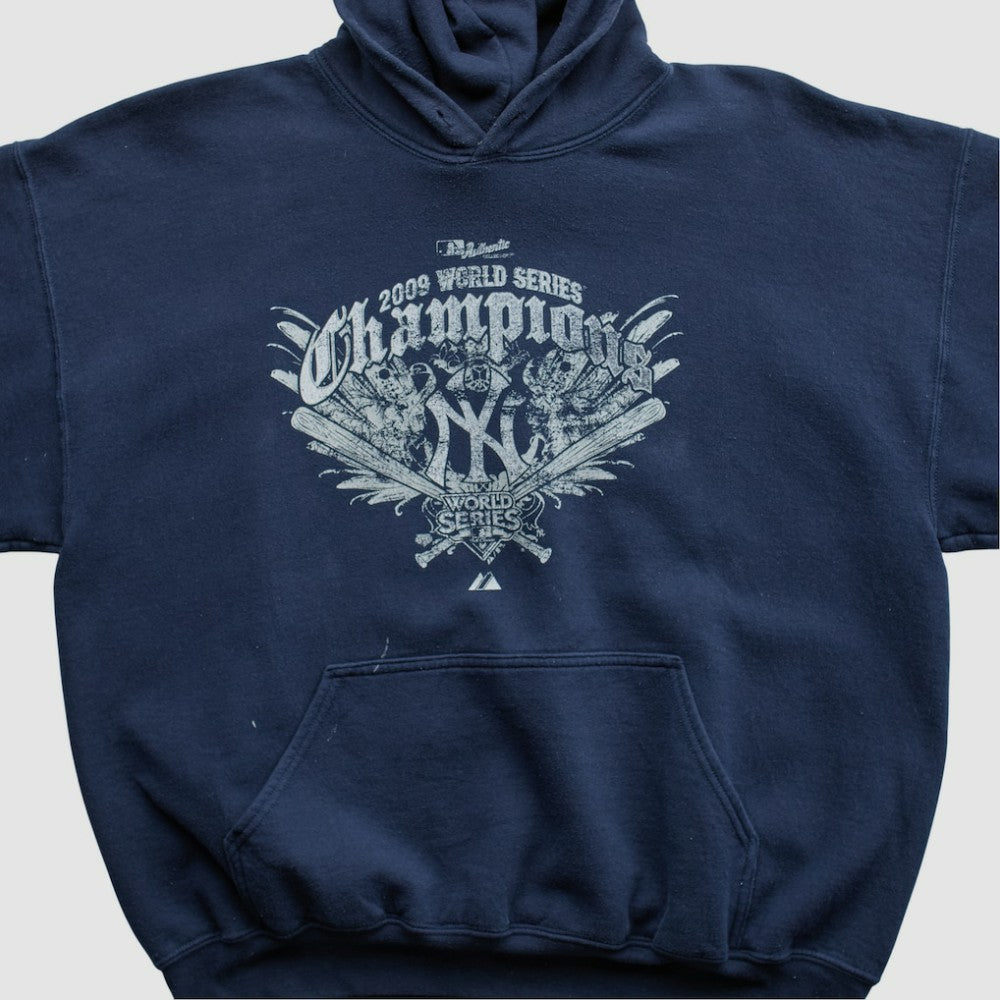Navy World Series Gildan 2009 Hooded Pullover Sweatshirt