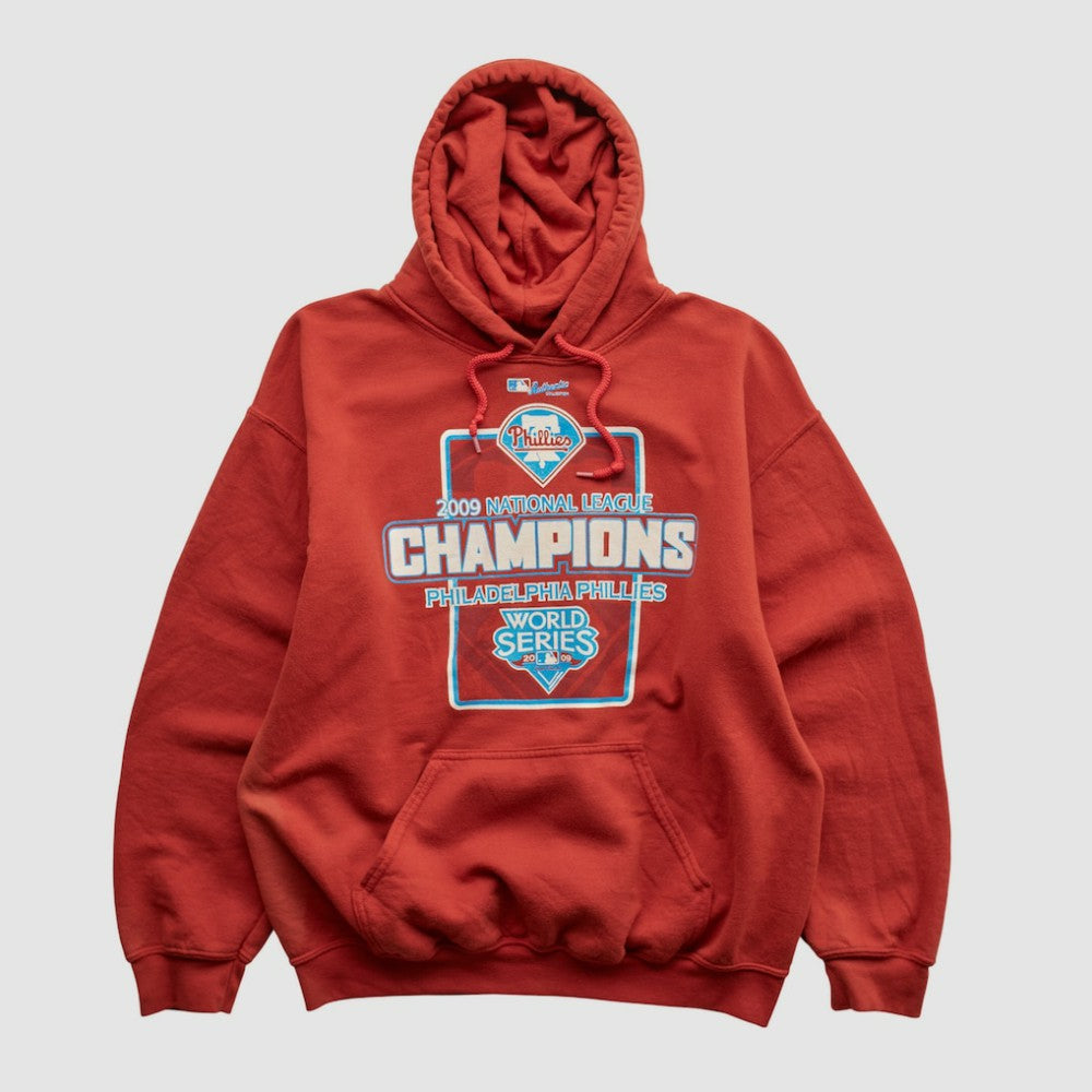 Red National League Champions 2009 Hooded Pullover Sweatshirt