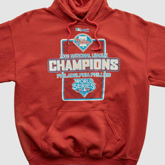 Red National League Champions 2009 Hooded Pullover Sweatshirt