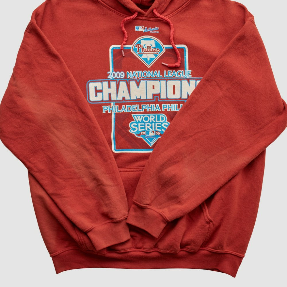 Red National League Champions 2009 Hooded Pullover Sweatshirt
