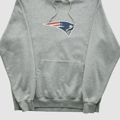Reebok 2000s Hooded Pullover Sweatshirt - New England Patriots Pullover