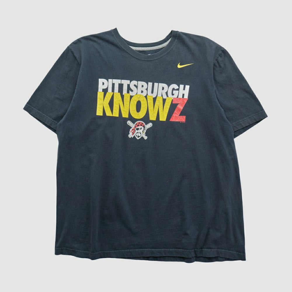 Black Pittsburgh Pirates Nike 2010s T-shirt