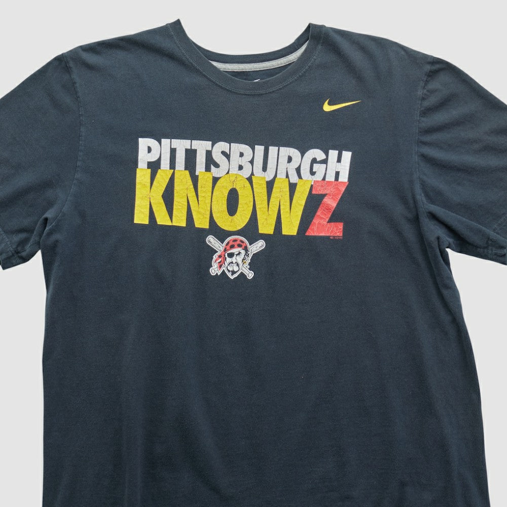 Black Pittsburgh Pirates Nike 2010s T-shirt