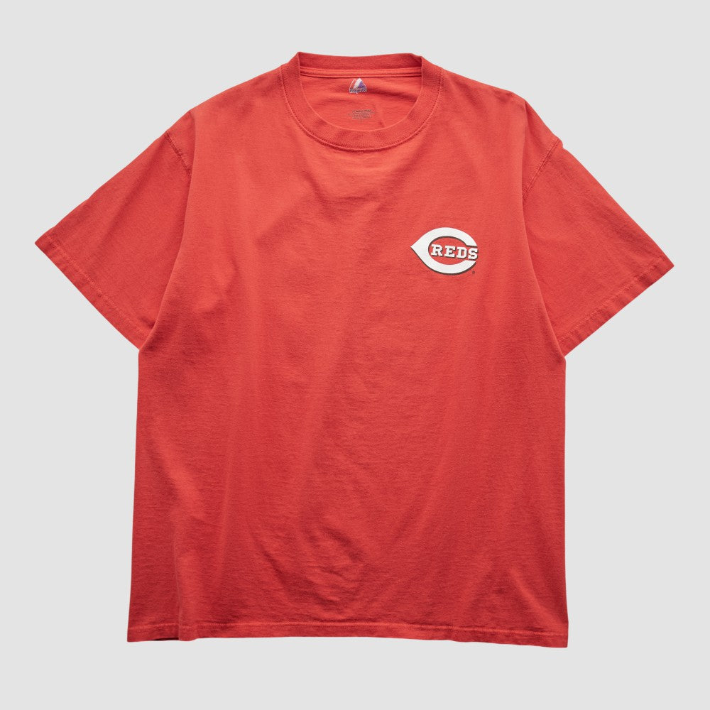 Red Cincinnati Reds Majestic 2000s T-shirt