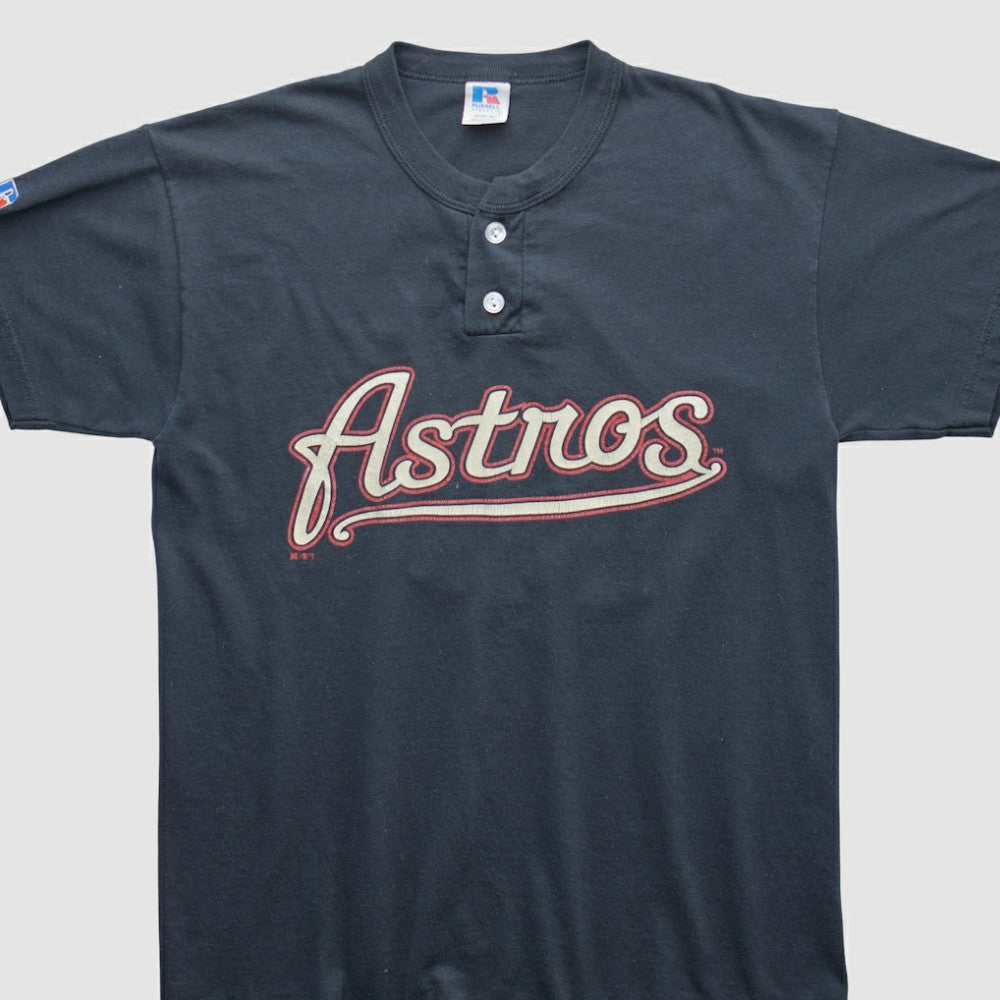 Black Houston Astros Russell 2000s T-shirt