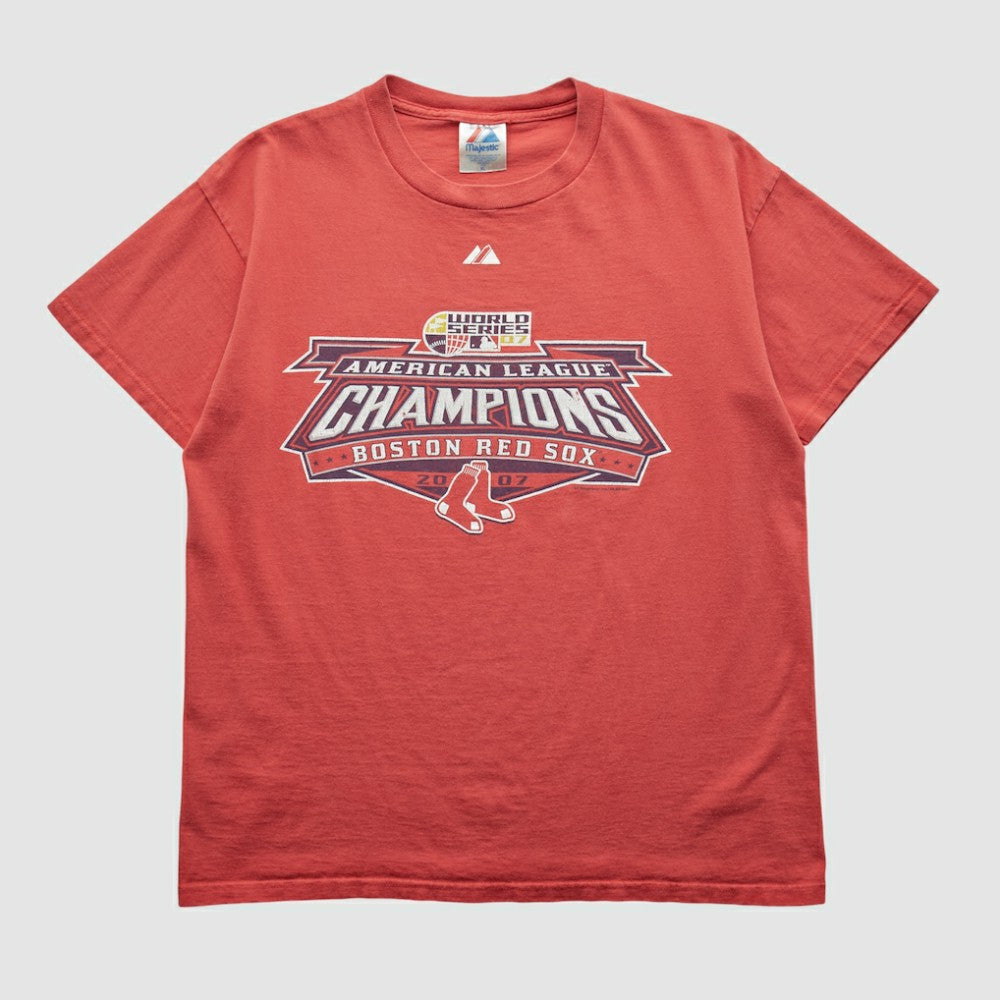 Red Boston Red Sox Majestic 2007 T-shirt