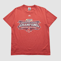 Red Boston Red Sox Majestic 2007 T-shirt