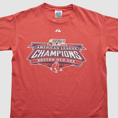 Red Boston Red Sox Majestic 2007 T-shirt