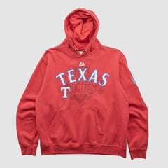 Red World Series Majestic 2010 Hooded Pullover Sweatshirt