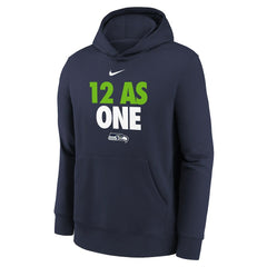 Youth 12 As One Fleece Hoodie - Seattle Seahawks Hoodies