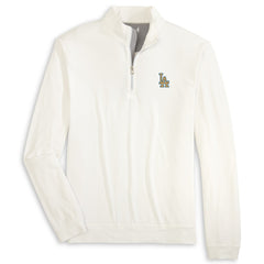 White Los Angeles Dodgers johnnie-O 2026 Gold Collection Motion Quarter-Zip Pullover