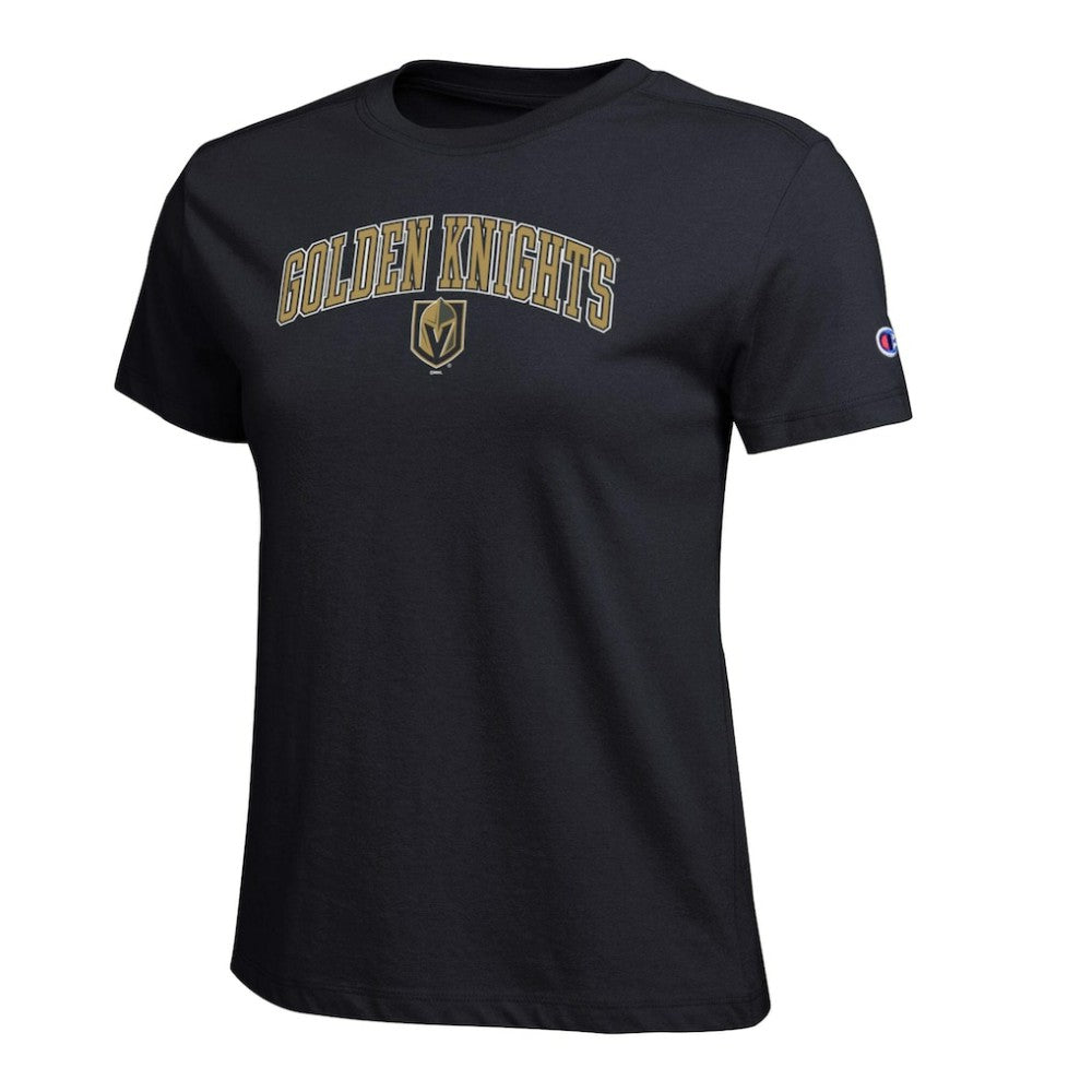 NHL Vegas Golden Knights Champion Women's Arch Mascot Logo T-Shirt