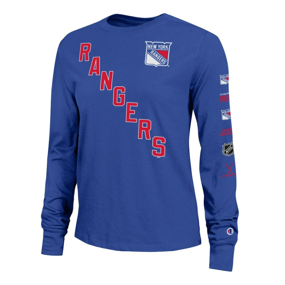 NHL New York Rangers Champion Women's 2-Hit Long Sleeve T-Shirt