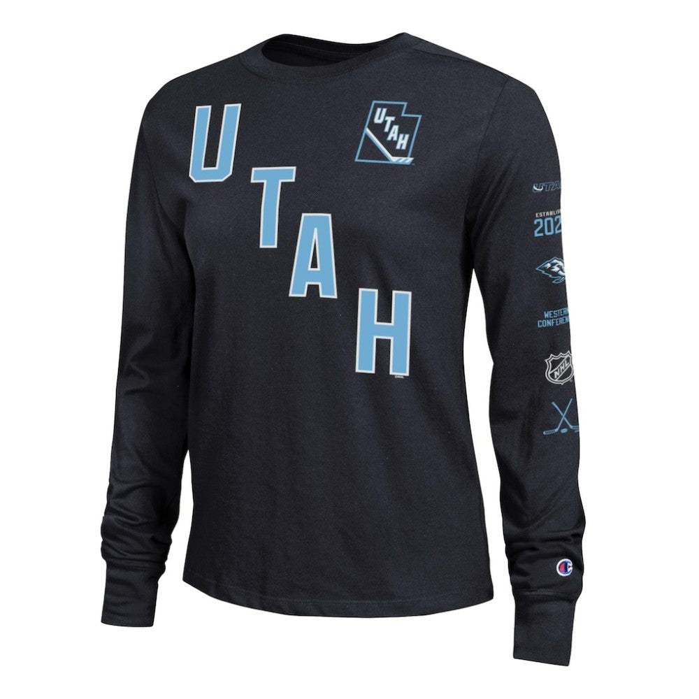NHL Utah Mammoth Champion Women's 2-Hit Long Sleeve T-Shirt