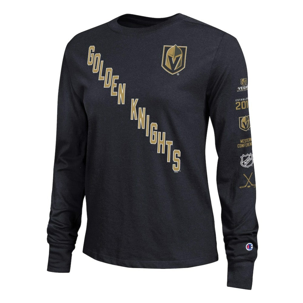 NHL Vegas Golden Knights Champion Women's 2-Hit Long Sleeve T-Shirt
