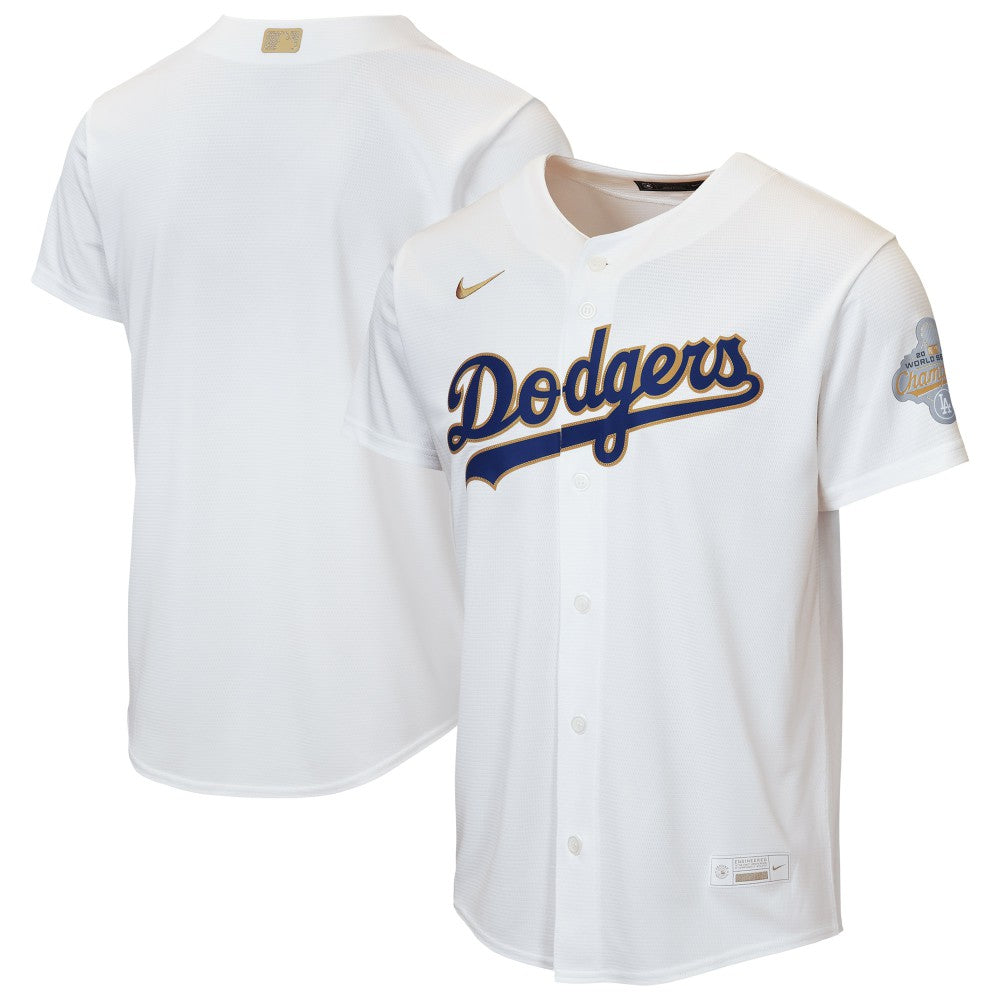 White Los Angeles Dodgers Nike Youth 2026 Gold Collection Home Replica Jersey
