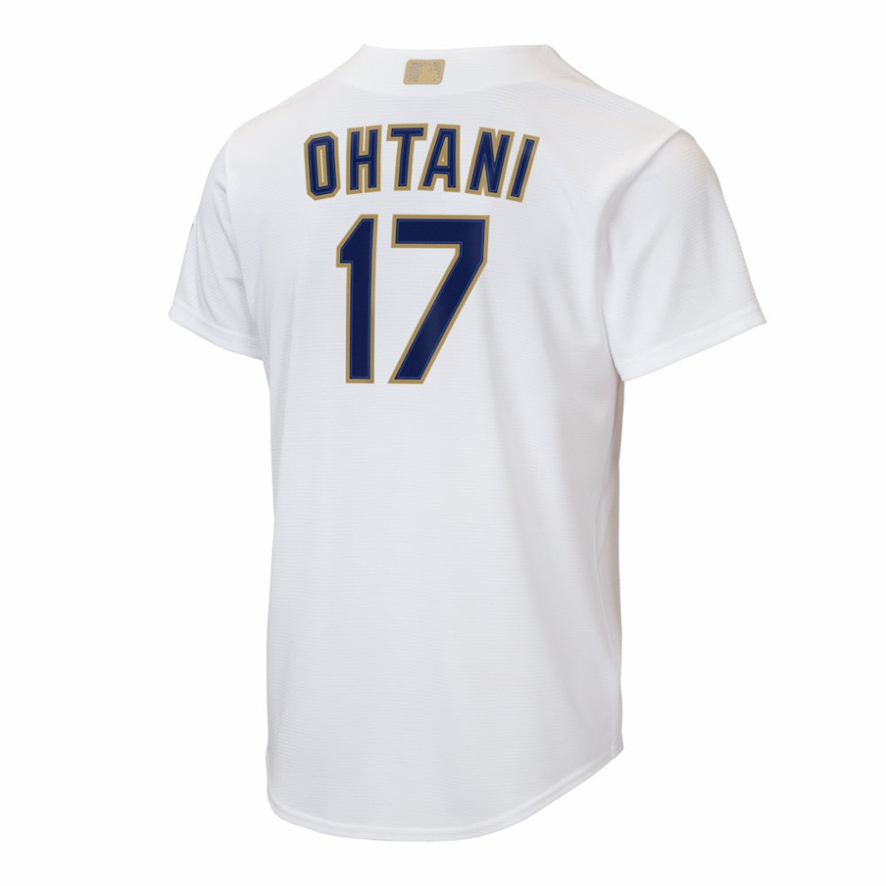 White Shohei Ohtani Los Angeles Dodgers Nike Youth 2026 Gold Collection Home Replica Jersey