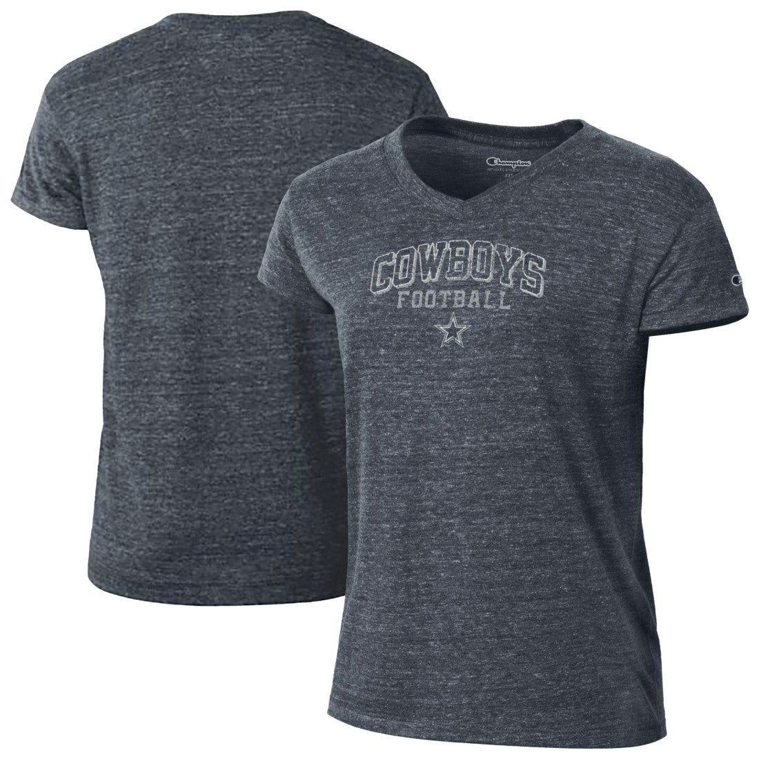 Women's Triumph Tri-Blend V-Neck T-Shirt - Dallas Cowboys T-shirts