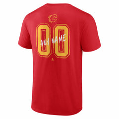 NHL Calgary Flames Big & Tall Hustle Personalized Name & Number T-Shirt