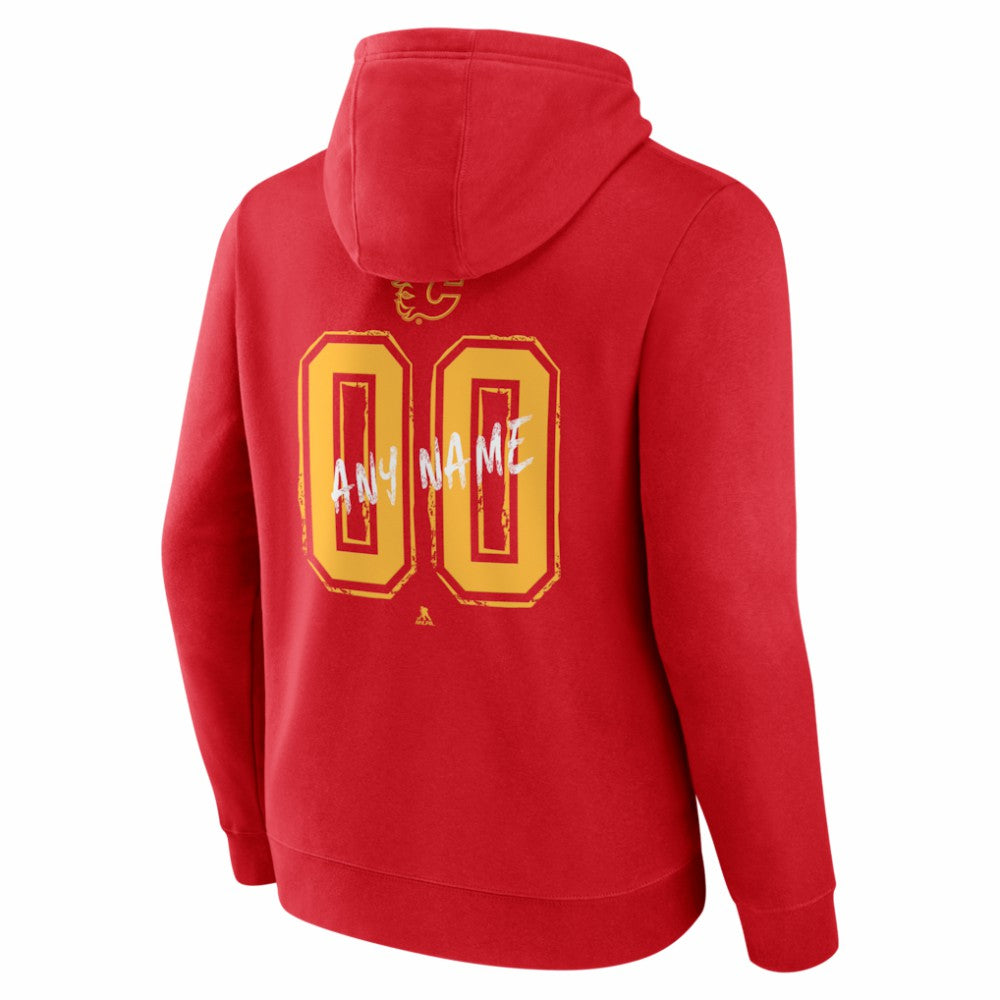 NHL Calgary Flames Hustle Personalized Name & Number Hoodie