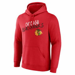 NHL Chicago Blackhawks Hustle Personalized Name & Number Hoodie