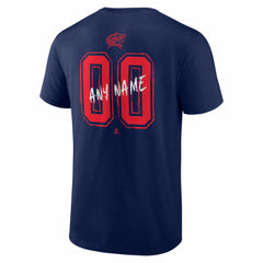NHL Columbus Blue Jackets Big & Tall Hustle Personalized Name & Number T-Shirt