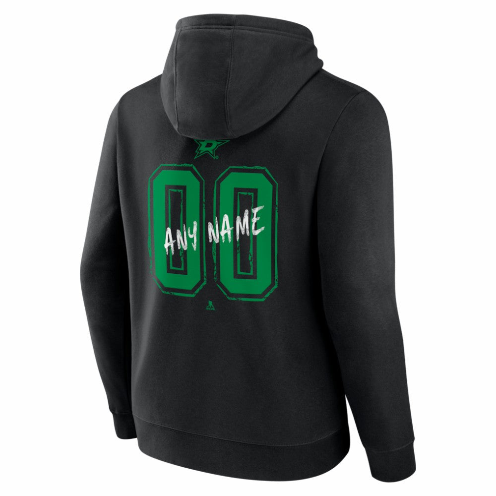NHL Dallas Stars Big & Tall Hustle Personalized Name & Number Hoodie
