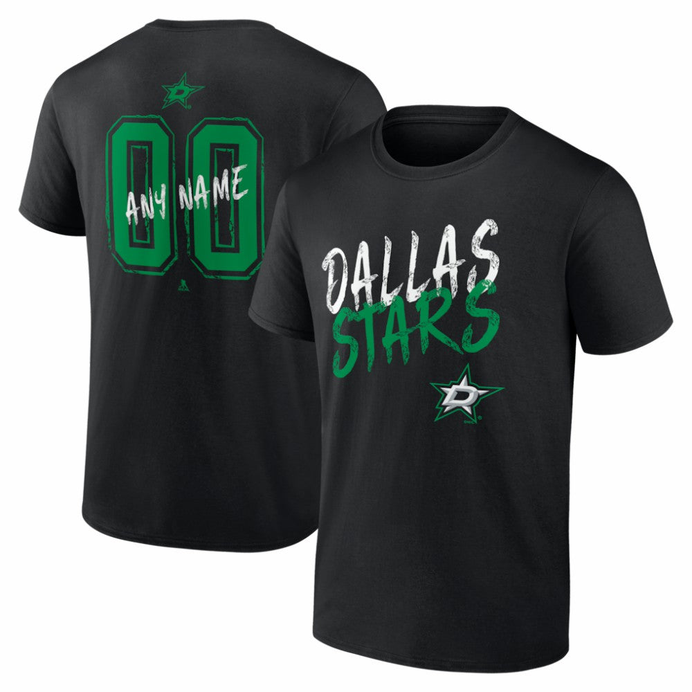NHL Dallas Stars Hustle Personalized Name & Number T-Shirt