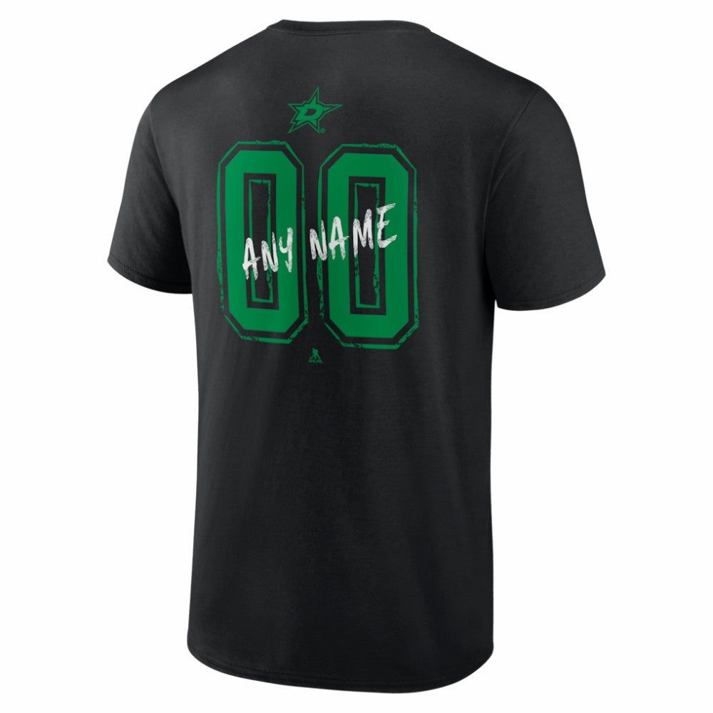 NHL Dallas Stars Hustle Personalized Name & Number T-Shirt