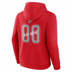 NHL Detroit Red Wings Hustle Personalized Name & Number Hoodie