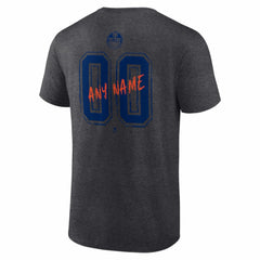 NHL Edmonton Oilers Big & Tall Hustle Personalized Name & Number T-Shirt