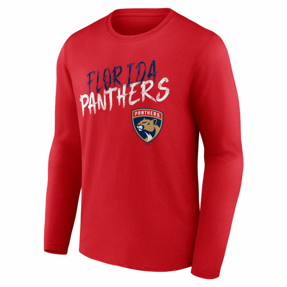 NHL Florida Panthers Hustle Personalized Name & Number Long Sleeve T-Shirt