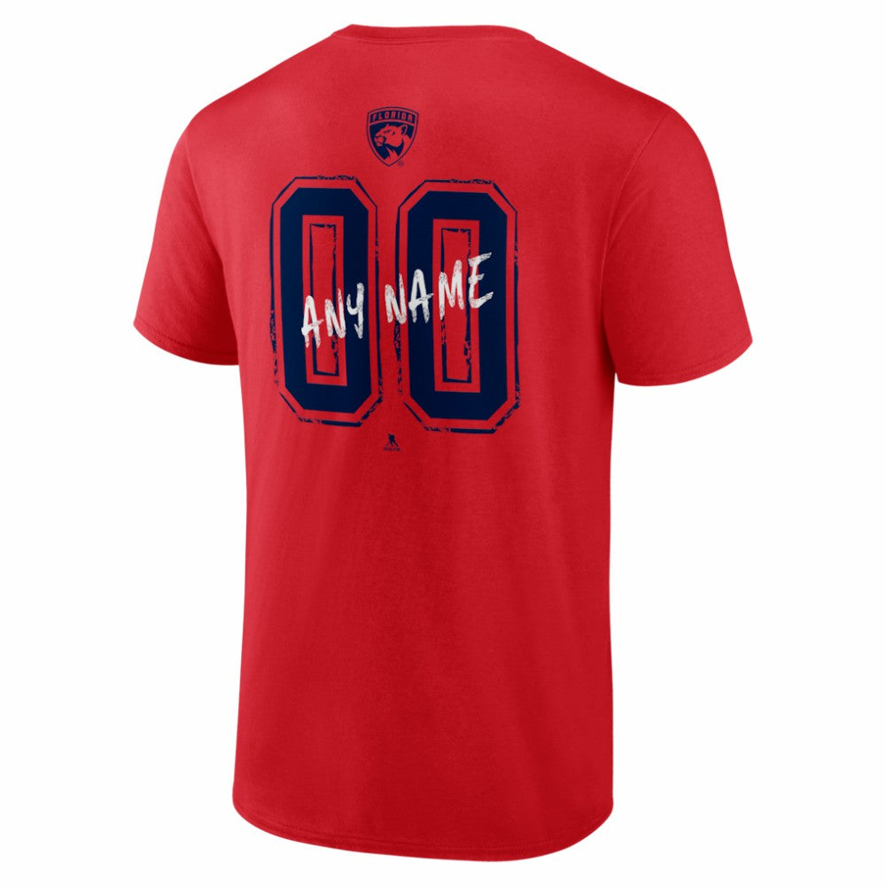 NHL Florida Panthers Hustle Personalized Name & Number T-Shirt